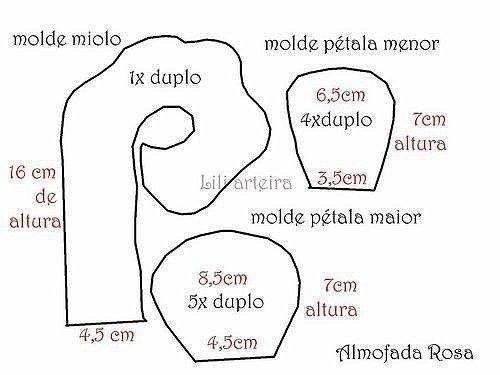 Подушка розочка