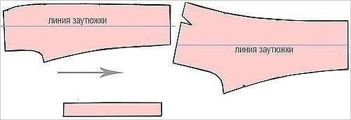 Раскладка кроя брюк и расход ткани