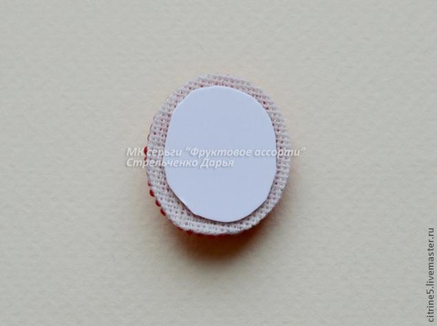 Мастер класс по вышитым серьгам "Фруктовое ассорти": часть 1