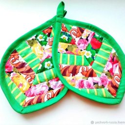 ​Шьем прихватки-листики