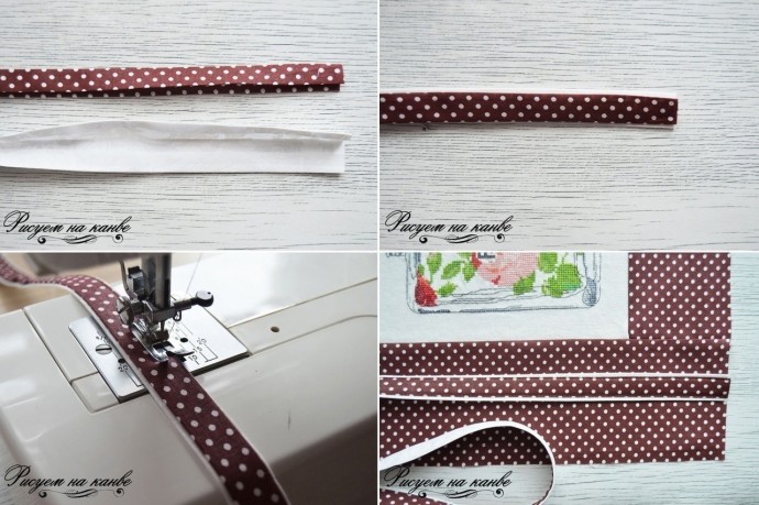 Шьем сумку для покупок с вышивкой