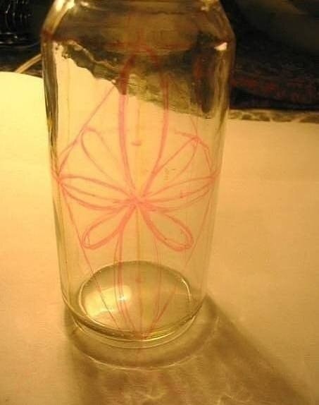 Декорирование вазы шпагатом: филигрань из джутового шнура