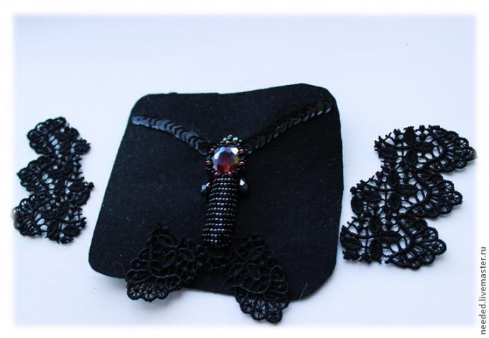 Создание трансформера: колье-брошь-заколка, часть 2