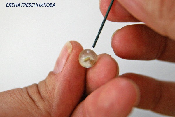 ​Красная смородина из эпоксидной смолы: часть 2