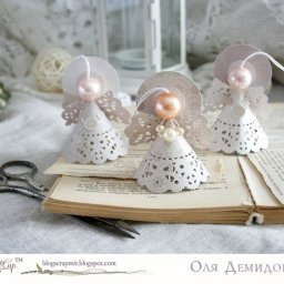 Елочные игрушки "Ангелы"