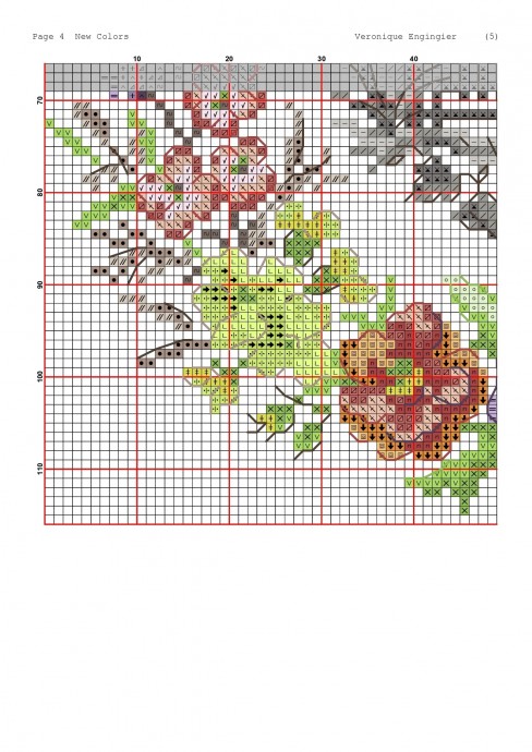 Круглая вышивка с калиткой Круглая вышивка с калиткой