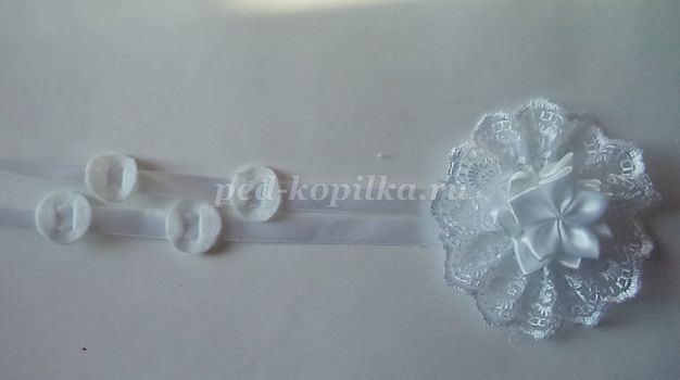 Лента в косу в технике цумами канзаши: мастер-класс, часть 3