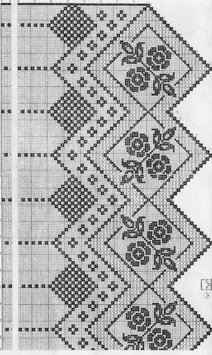 Схемы для филейного вязания Схемы для филейного вязания