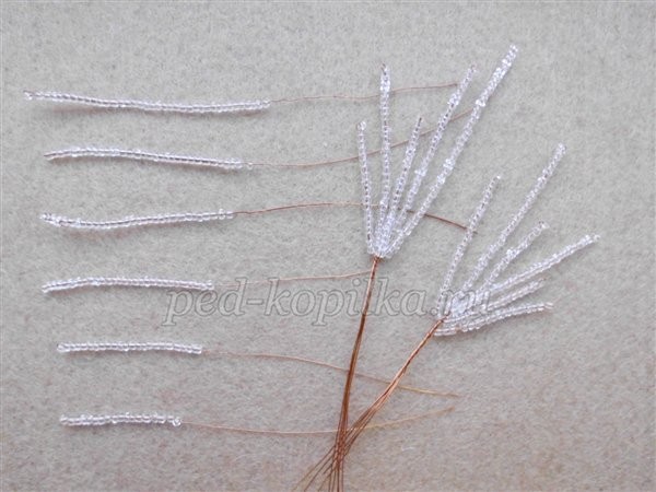 ​Цветы из бисера "Чудная фантазия": часть 3