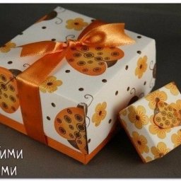 ​Коробочка для подарка на скорую руку