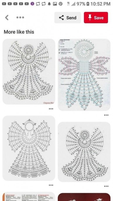 Немного интересных схем для новогодних украшений
