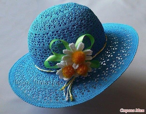 Шляпка крючком Шляпка крючком
