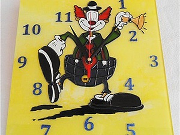 ​Создаем часы "Веселый клоун": часть 4