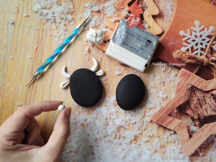 ​Создаём ключницу "Бычки и дерево изобилия": часть 2