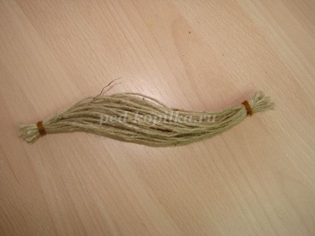 Сувенирная кукла из шпагата: часть 1 Сувенирная кукла из шпагата: часть 1