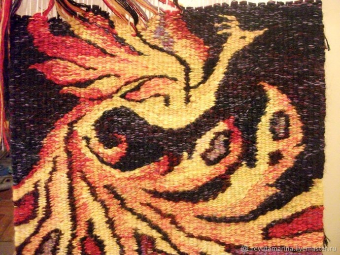 Ткём гобелен "Жар-птица": часть 3