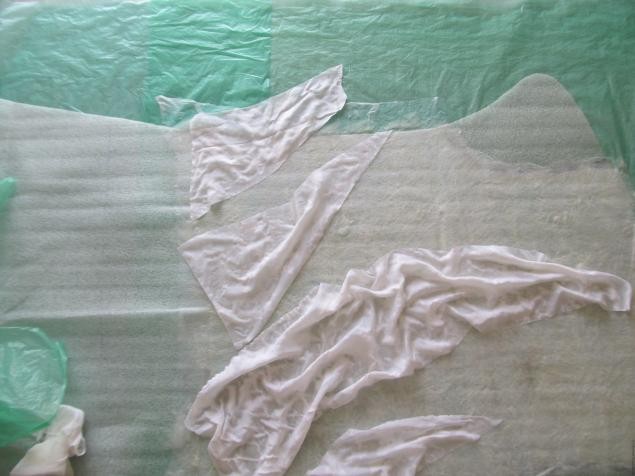 Валяние жилета в стиле "Гранж": нуно-войлок + кудри, часть 1