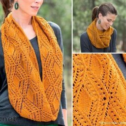 ​Ажурный снуд