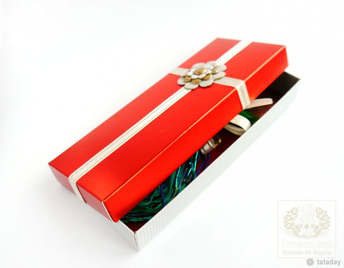 Делаем подарочную коробочку своими руками: часть 5