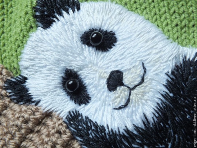 Преображаем вязаный джемпер очаровательной пандочкой: часть 2 Преображаем вязаный джемпер очаровательной пандочкой: часть 2