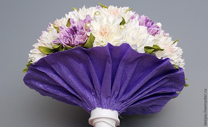 Букет невесты из фоамирана: часть 4