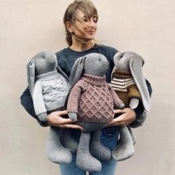 Милые интерьерные кролики