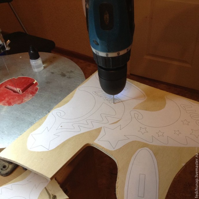 ​Новогодняя ёлочка из фанеры: часть 1