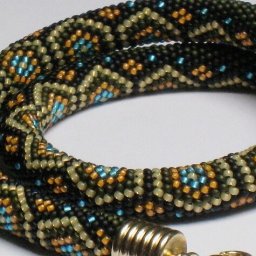 Плетем жгут "Черепаховая осень"