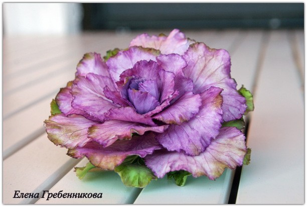 Брассика из холодного фарфора: мастер-класс, часть 3