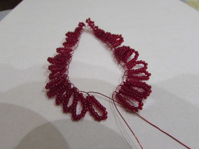 Амарант из бисера и рубки Амарант из бисера и рубки