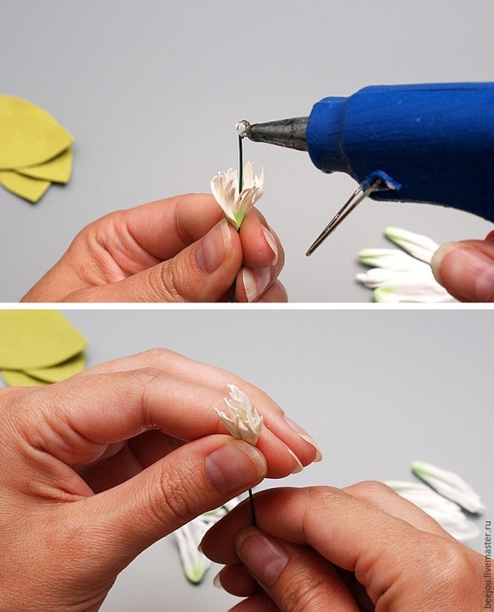 Букет невесты из фоамирана: часть 2