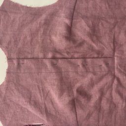 Обработка застежки втачными планками