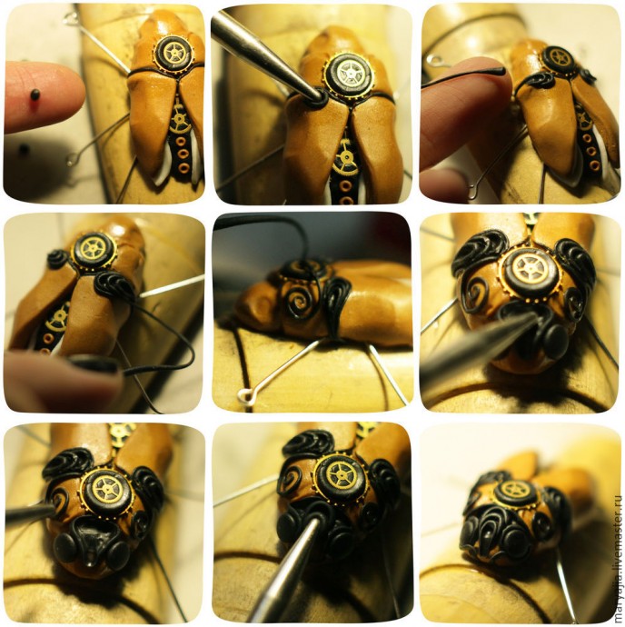 Лепим жука в стиле steampunk: часть 1