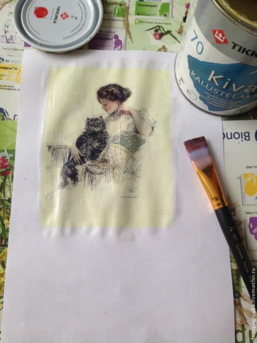 Настенные часики в стиле шебби шик: часть 1