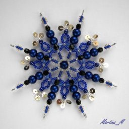 Снежинки из бисера, рубки, стекляруса и бусин