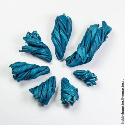 ​Создаем цветок из кожи в шарике: часть 1
