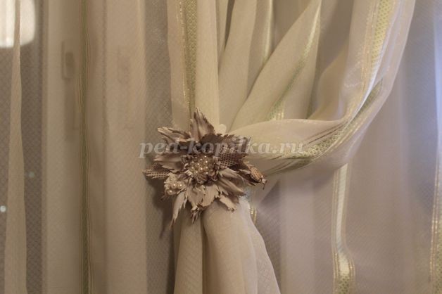 Брошь из обрезков натуральной кожи: мастер-класс, часть 5