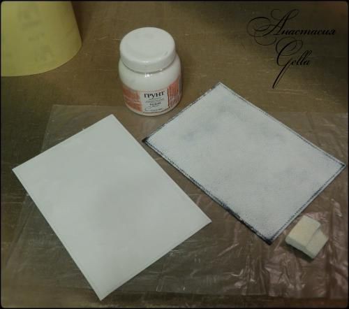 Декупаж на обложке с использованием распечатки: мастер-класс, часть 1