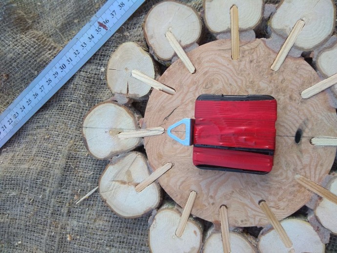 ​Делаем оригинальные деревянные часы из спилов: часть 5