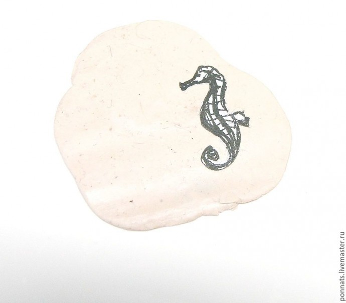 Изготавливаем текстильные серьги с вышивкой и лепкой "Гиппокампус": часть 1 Изготавливаем текстильные серьги с вышивкой и лепкой "Гиппокампус": часть 1