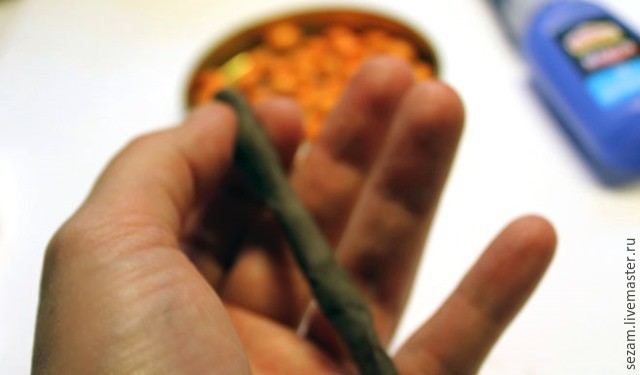 ​Лепим ветку облепихи: часть 3