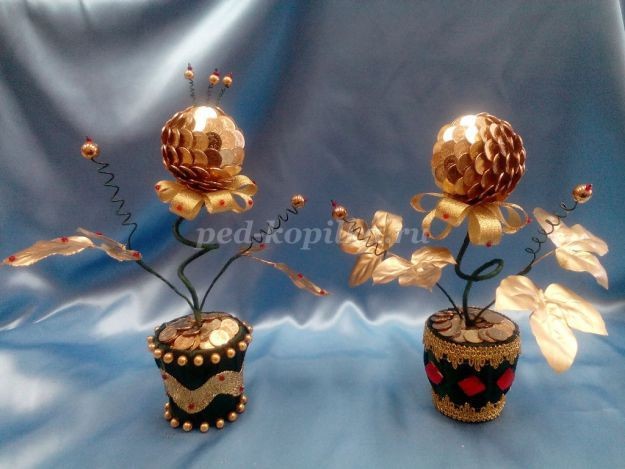 Денежный топиарий: часть 5 Денежный топиарий: часть 5