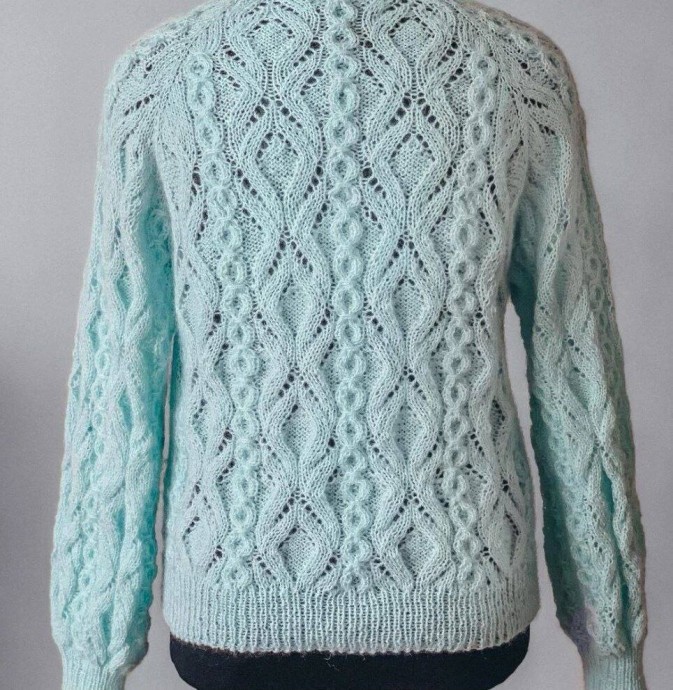 Схема узора для жакета