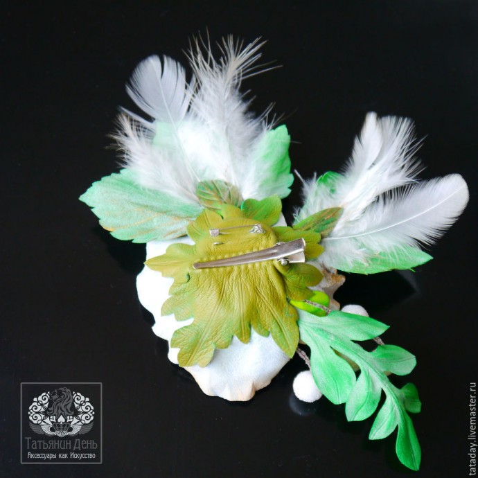 Создаем кожаную брошь-розу: часть 5