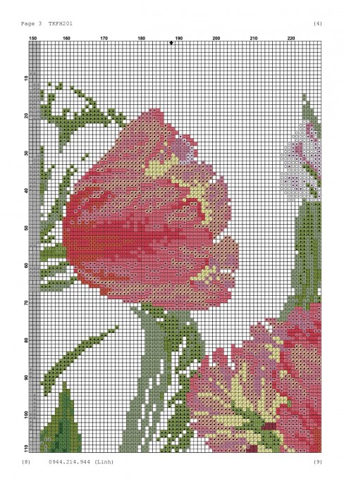 Вышиваем большую картину с тюльпанами Вышиваем большую картину с тюльпанами