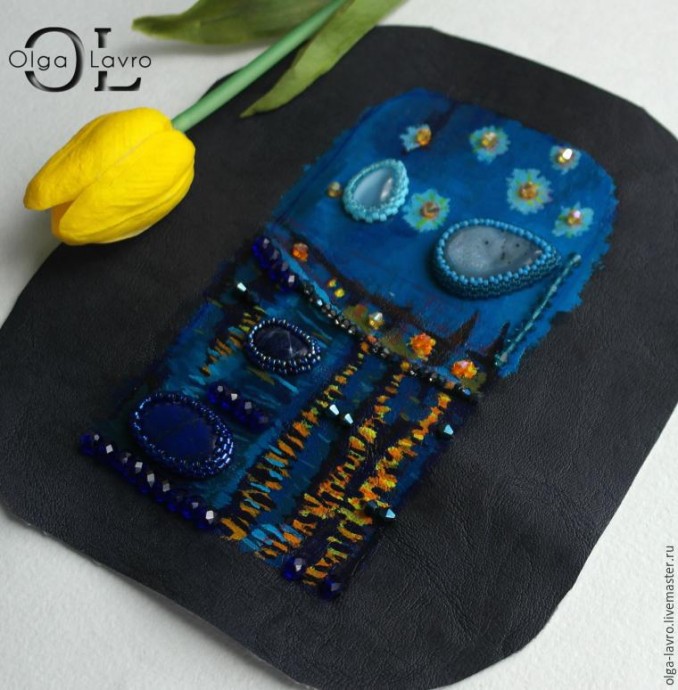 Чехол для телефона по мотивам картины Ван Гога "Звёздная ночь над Роной" Чехол для телефона по мотивам картины Ван Гога "Звёздная ночь над Роной"