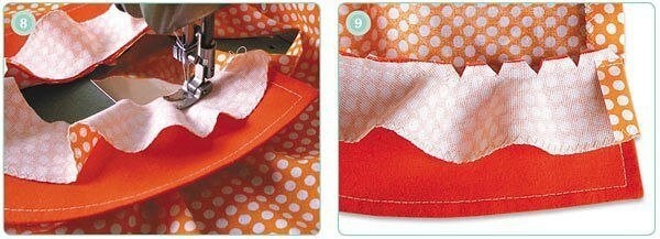 Изготовление и втачивание плосколежащего воротника