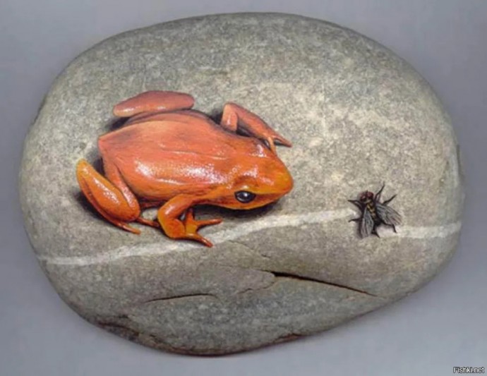 Каменная роспись с эффектом 3D Каменная роспись с эффектом 3D