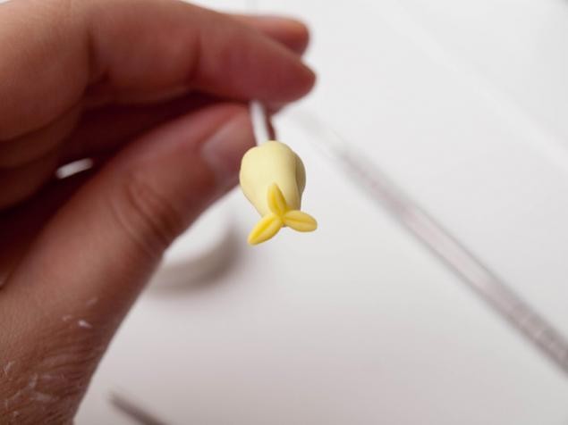 Цветы из холодного фарфора: тюльпаны, часть 2