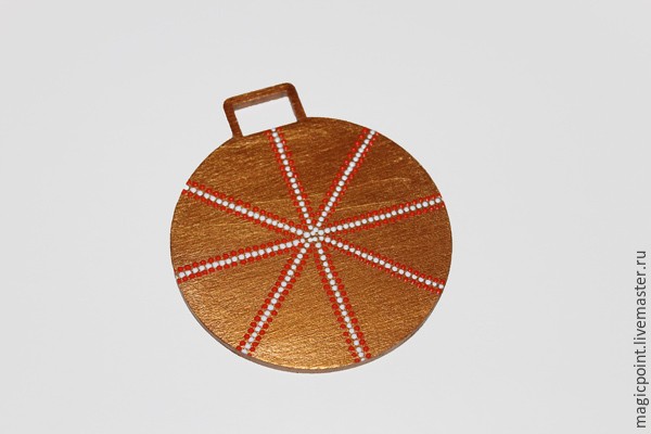 Мастер-класс по точечной росписи новогодних подвесок: часть 1 Мастер-класс по точечной росписи новогодних подвесок: часть 1